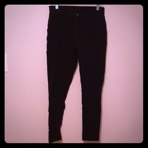 High waisted skinny jeans